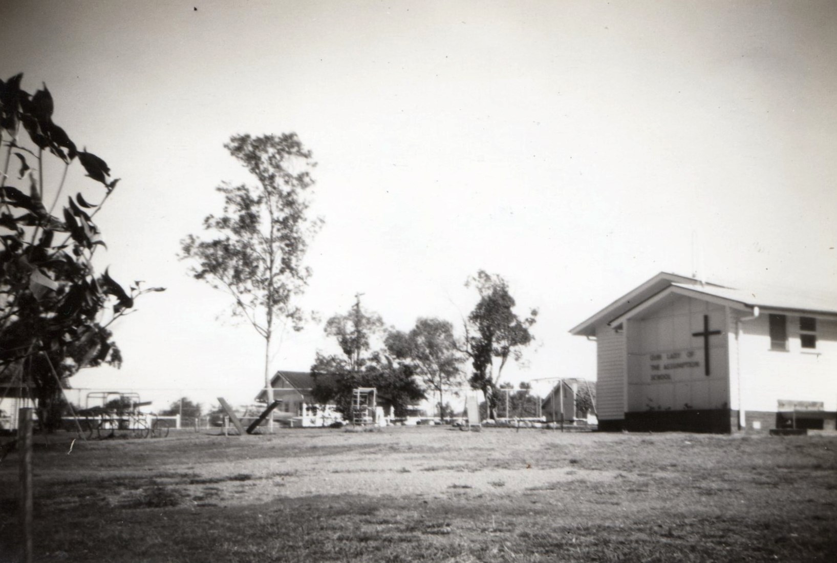 Infants school in its new (present) position 1969.jpg